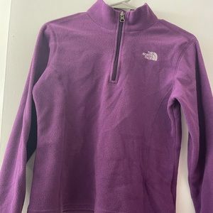 Purple Northface Fleece Pullover (girls 14/16)